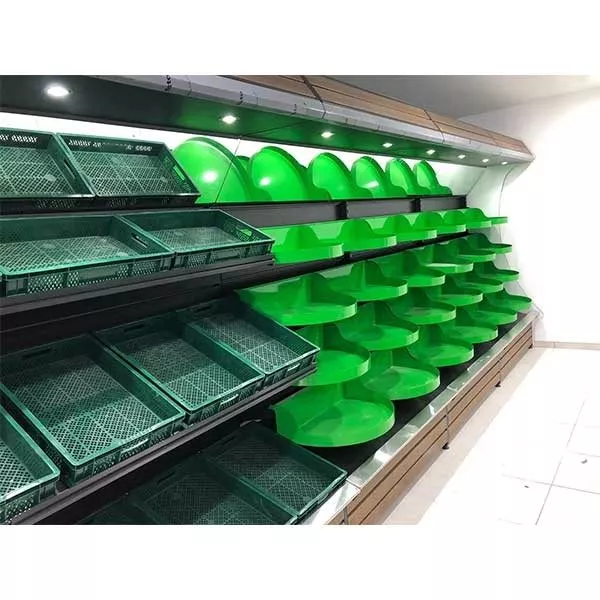 İki Katlı Aynalı Manav Reyonu