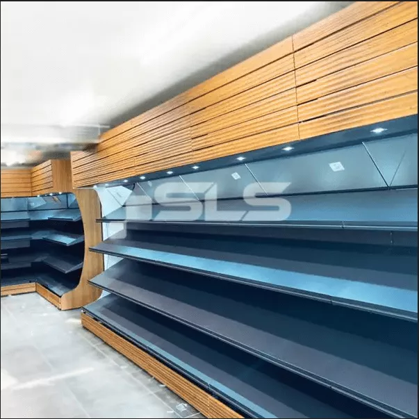 İki Katlı Aynalı Manav Reyonu